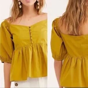 Free People Veronica Sweetheart Top